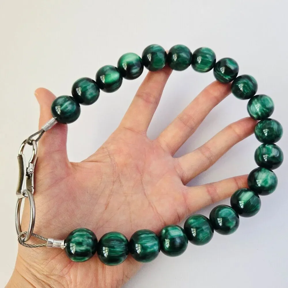 Handmade dark green